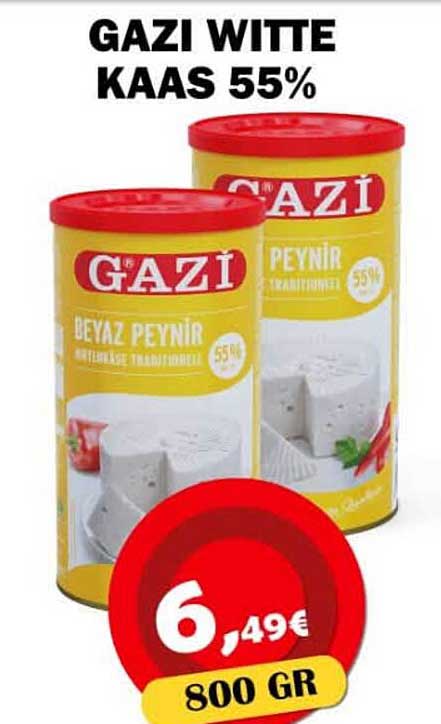 GAZI WITTE KAAS 55%