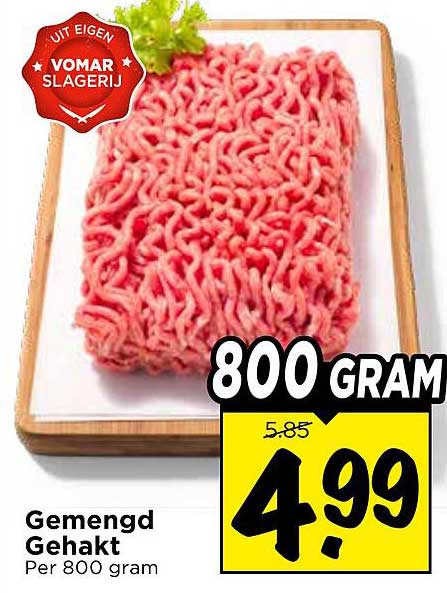 Gemengd Gehakt Per 800 gram