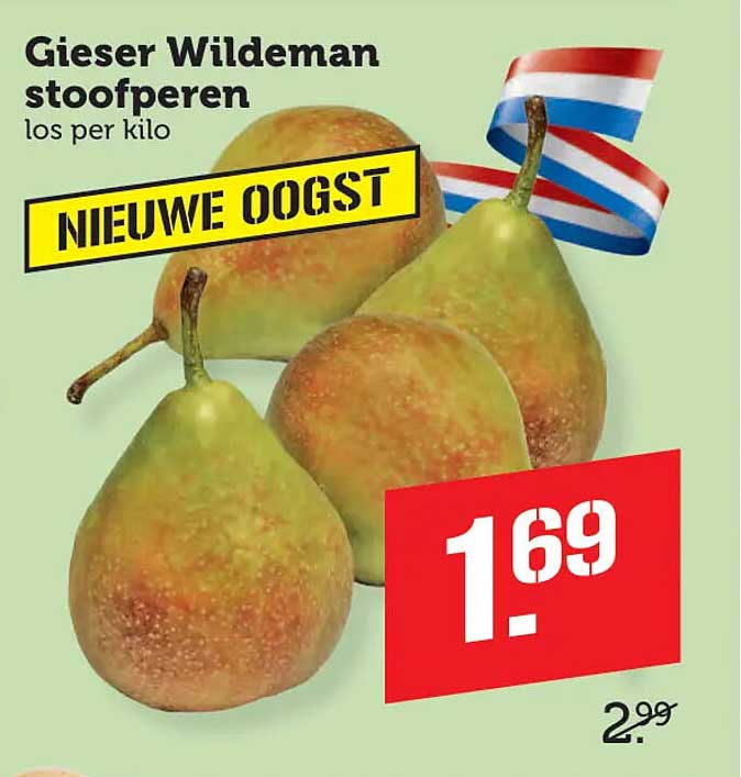 Gieser Wildeman stoofperen los per kilo NIEUWE OOGST