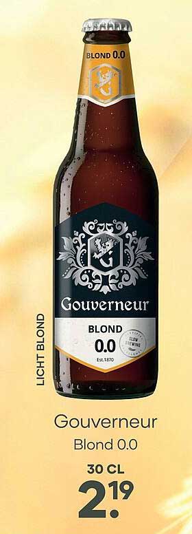 Gouverneur Blond 0.0