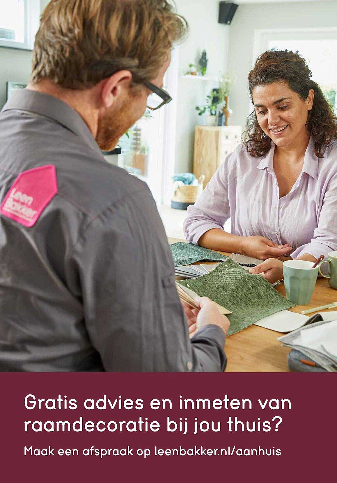 Gratis advies en inmeten van raamdecoratie bij jou thuis?