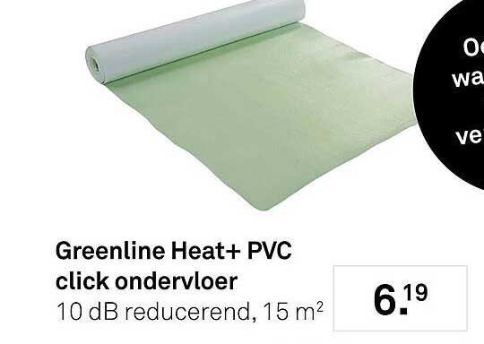 Greenline Heat+ PVC click ondervloer