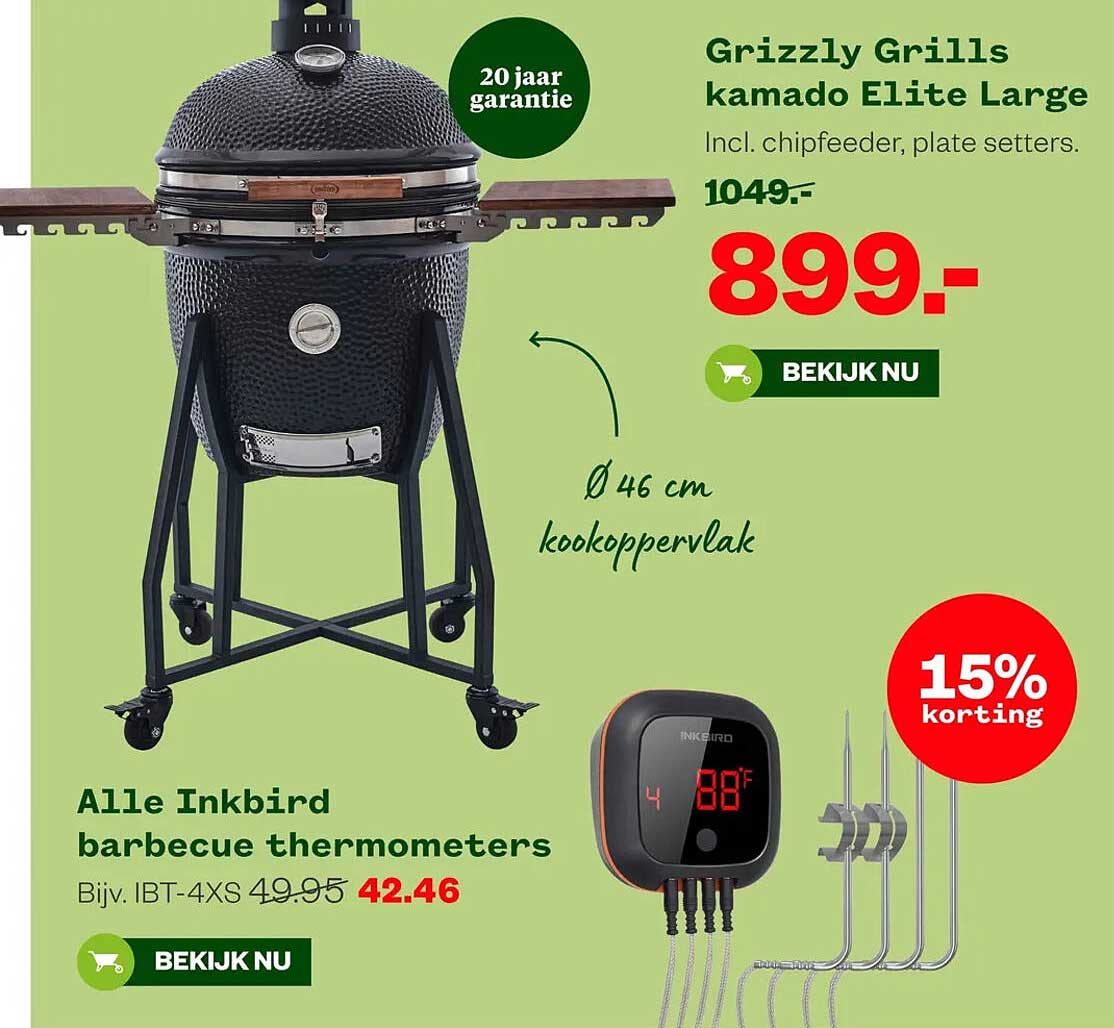 Grizzly Grills kamado Elite Large