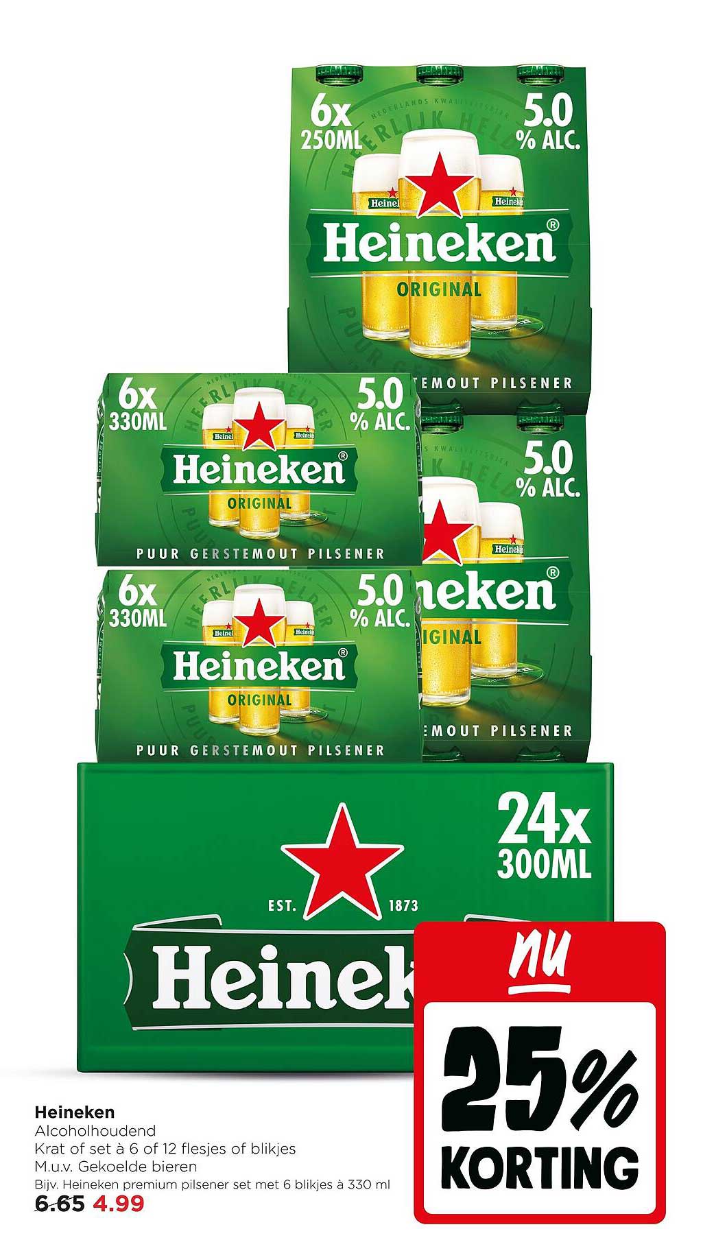 Heineken 25% korting