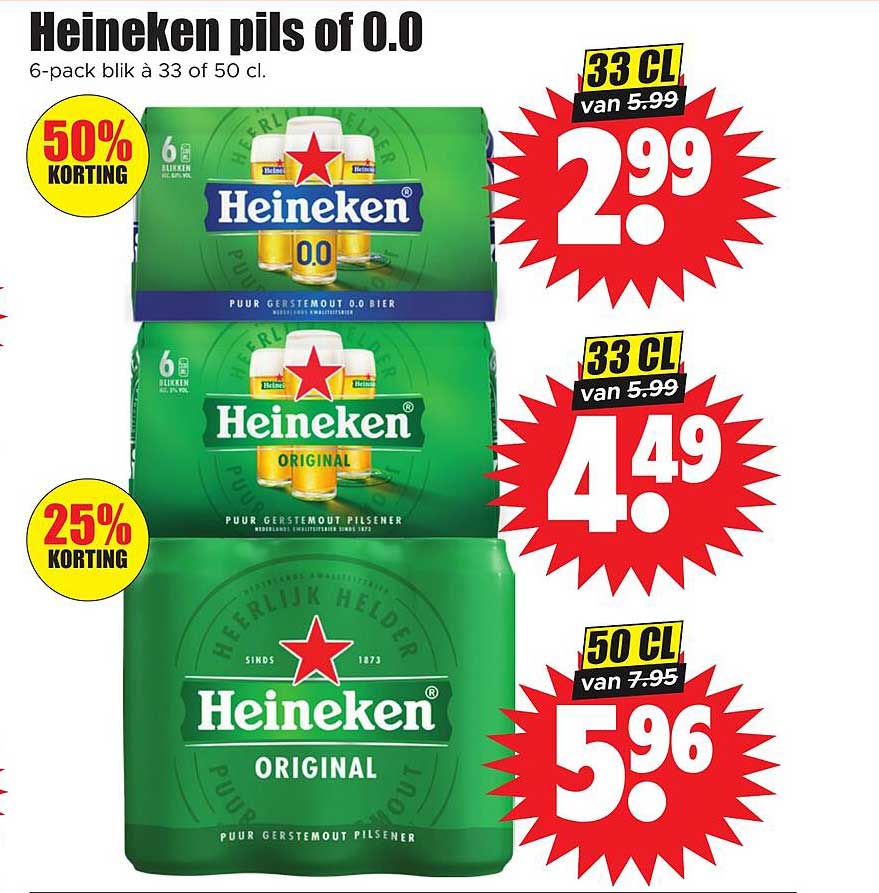 Heineken pils of 0.0