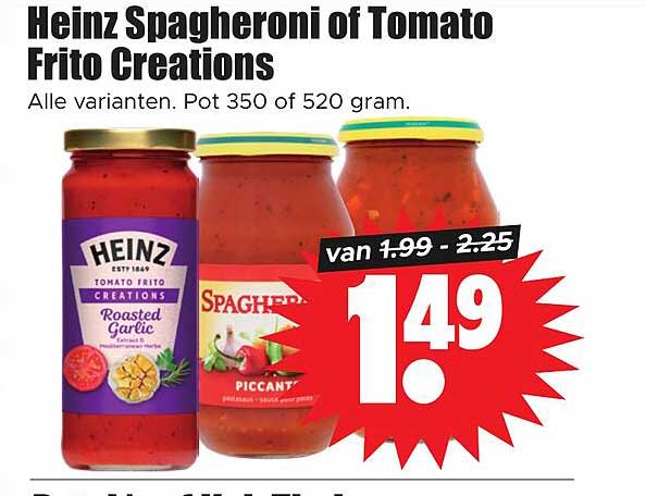 Heinz Spagheroni of Tomato Frito Creations