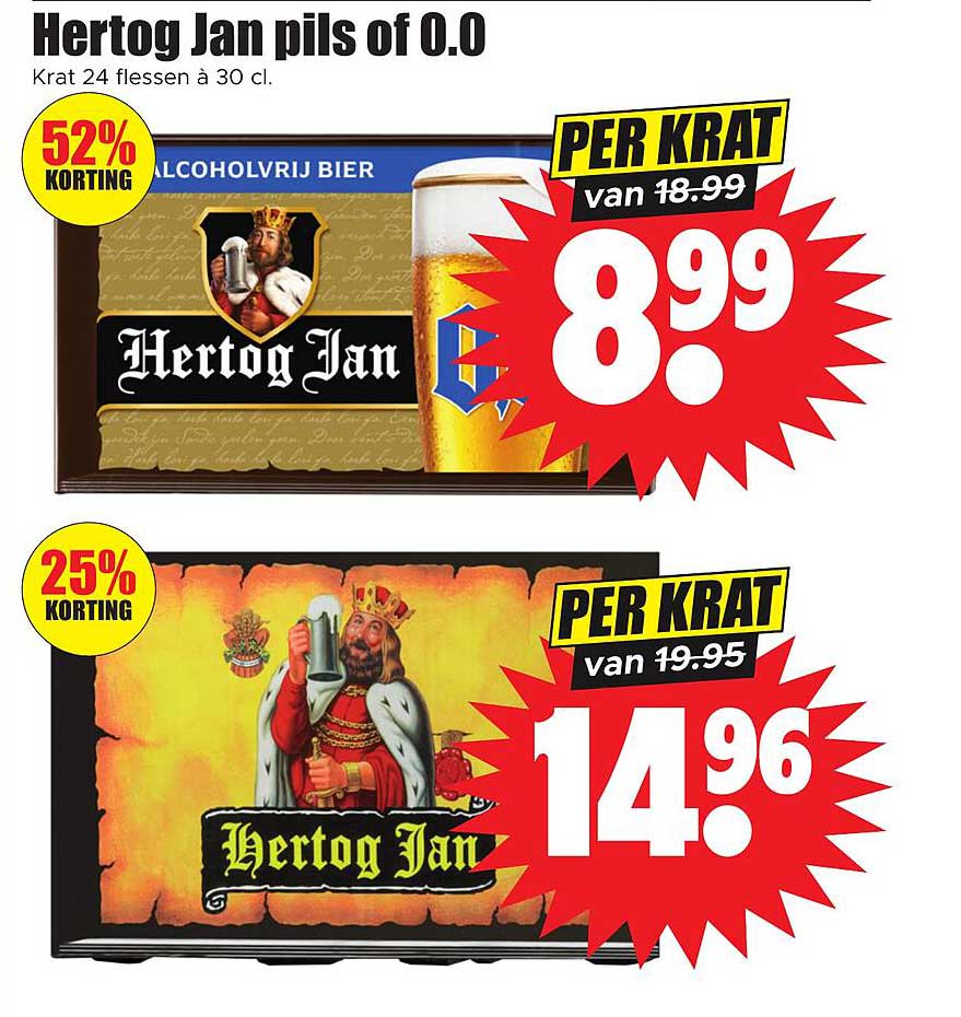 Hertog Jan pils of 0.0
