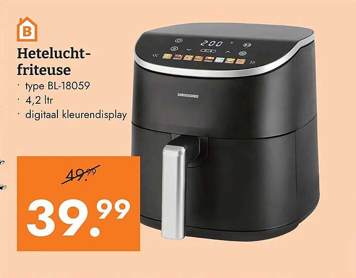 Hetelucht-friteuse