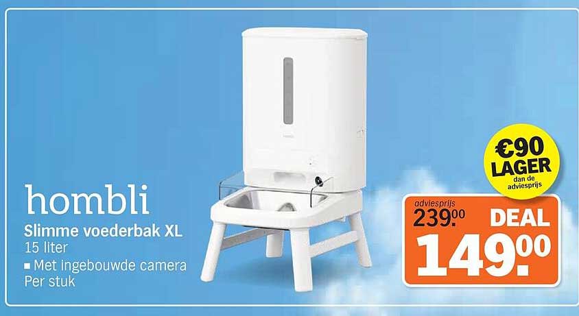hombli Slimme voederbak XL 15 liter