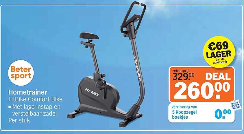 Hometrainer FitBike Comfort Bike