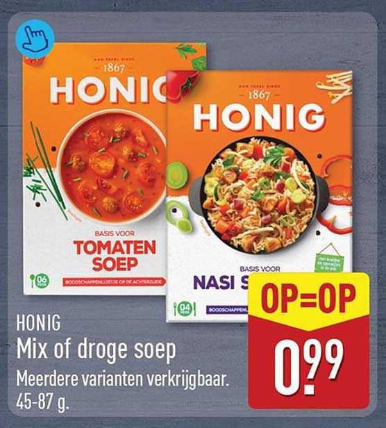 HONIG Mix of droge soep