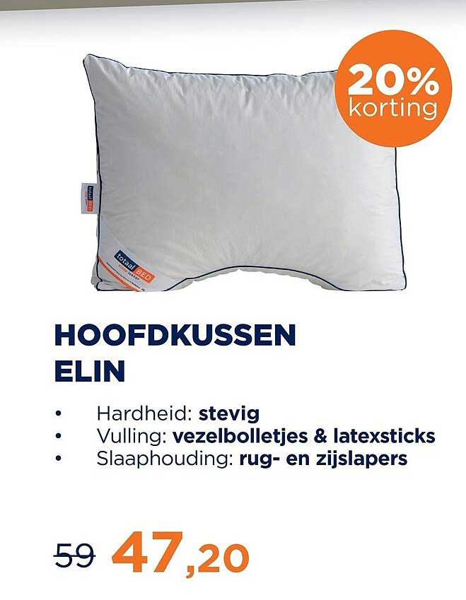 HOOFDKUSSEN ELIN 20% korting