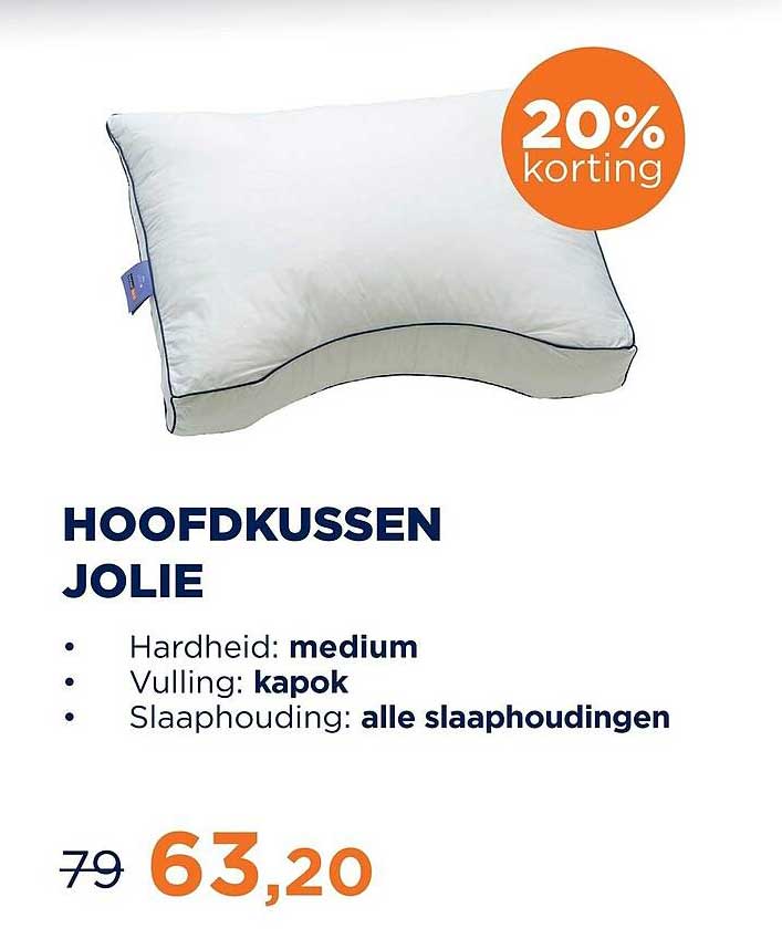 HOOFDKUSSEN JOLIE 20% korting