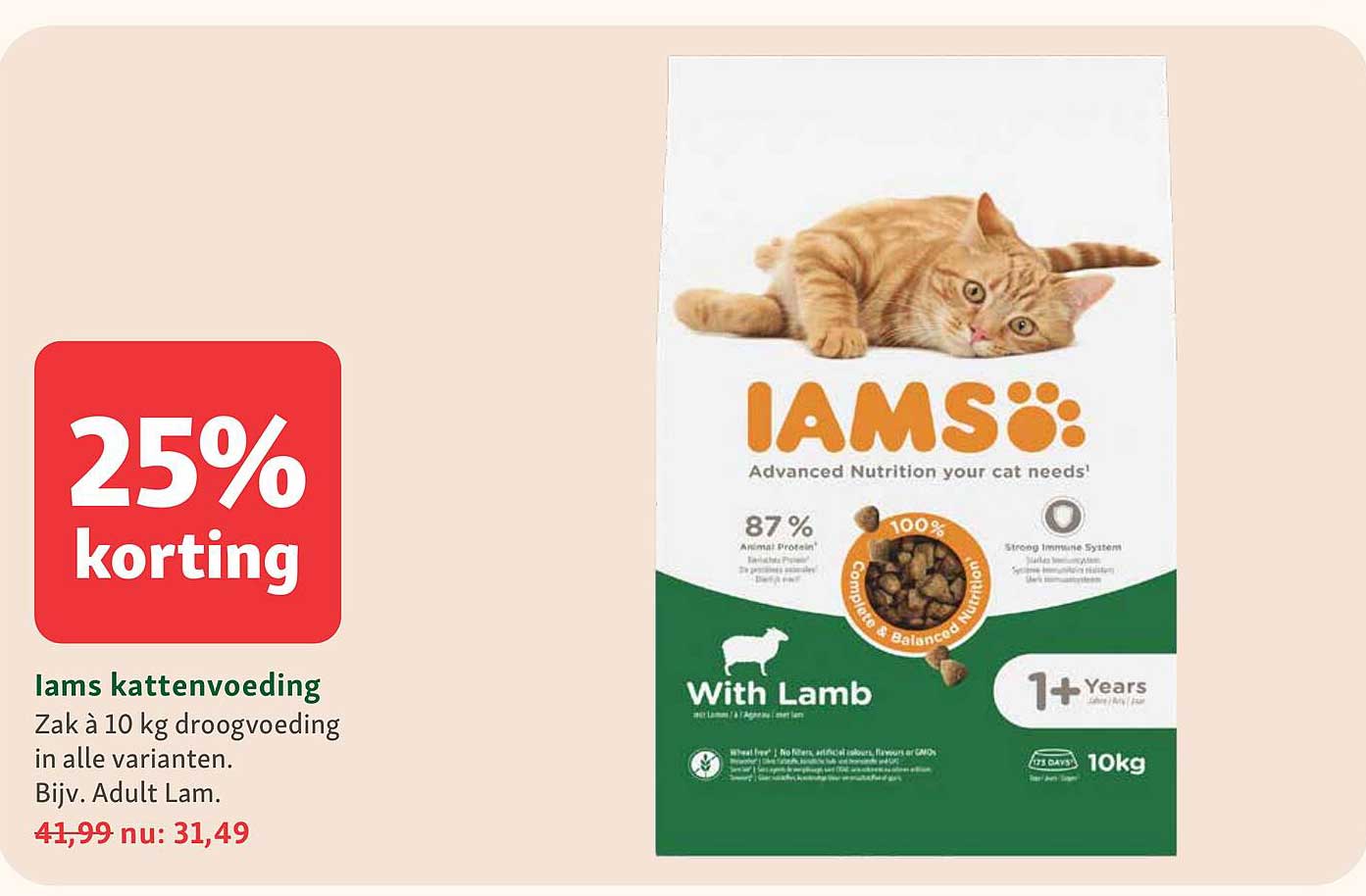 Iams kattenvoeding