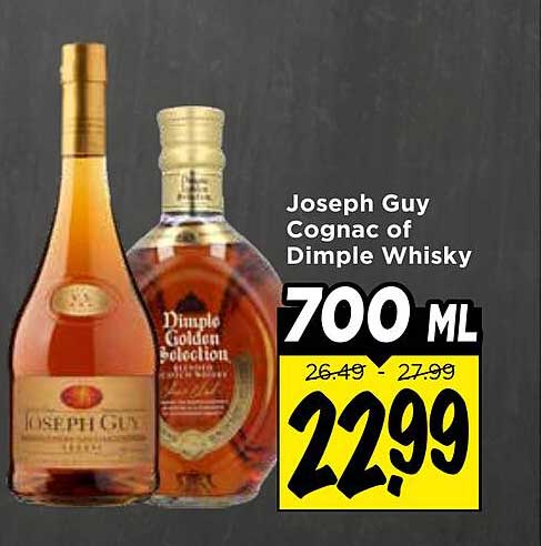 Joseph Guy Cognac of Dimple Whisky 700 ML