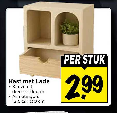 Kast met Lade PER STUK