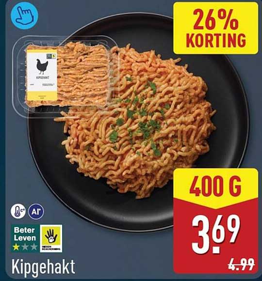 Kipgehakt 26% KORTING