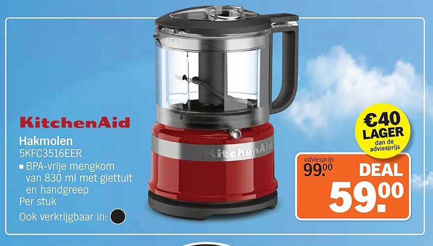KitchenAid Hakmolen 5KFC3516EER
