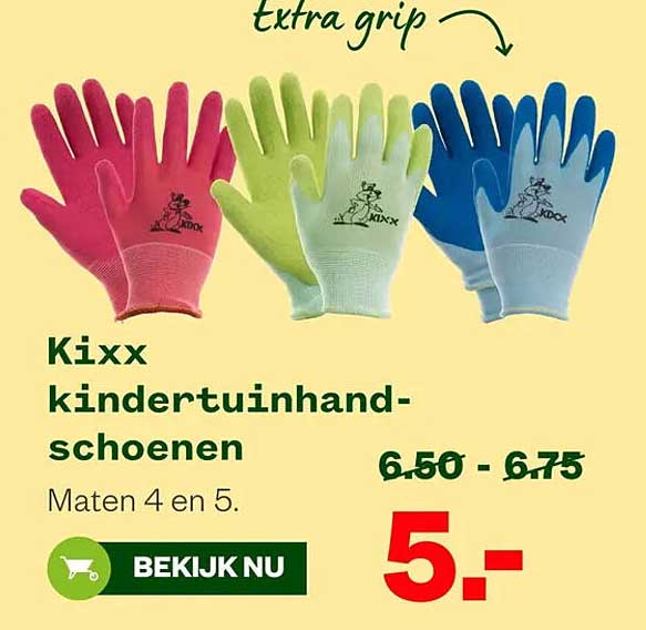 Kixx kindertuinhandschoenen