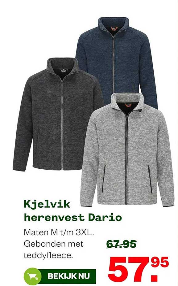 Kjelvik herenvest Dario