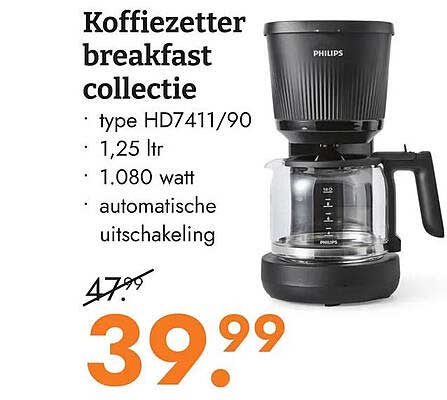 Koffiezetter breakfast collectie