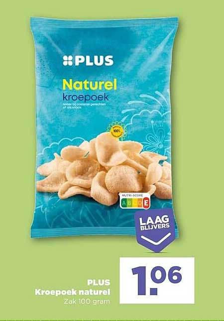 Kroepoek naturel Zak 100 gram