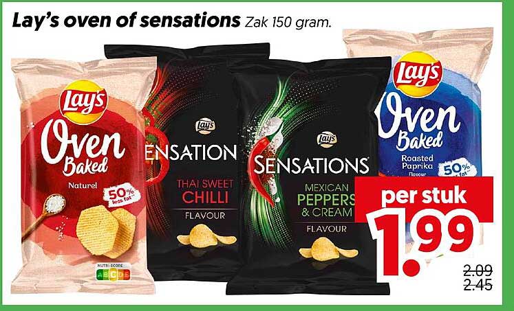 Lay's oven of sensations Zak 150 gram