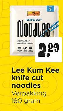 Lee Kum Kee knife cut noodles Verpakking 180 gram