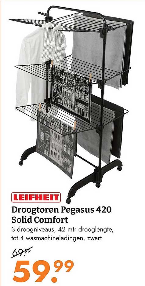 Leifheit Droogtoren Pegasus 420 Solid Comfort