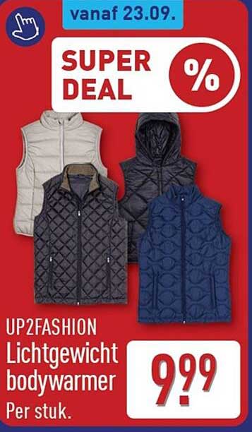 Lichtgewicht bodywarmer