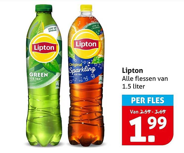 Lipton Alle flessen van 1.5 liter PER FLES