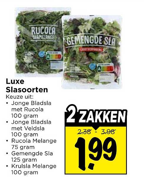 Luxe Slasoorten 2 zakken