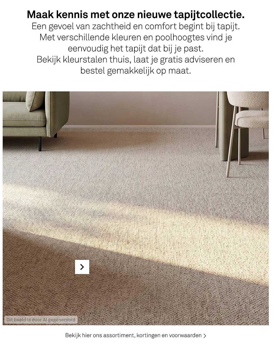 Maak kennis met onze nieuwe tapijtcollectie.