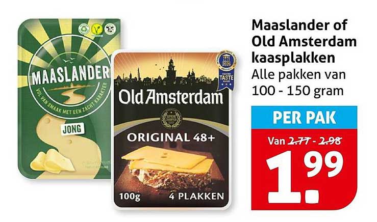 Maaslander of Old Amsterdam kaasplakken