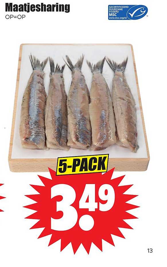 Maatjesharing OP=OP 5-PACK