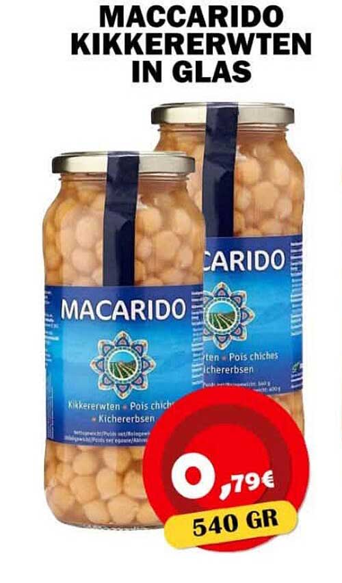 MACARIDO KIKKERERWTEN IN GLAS