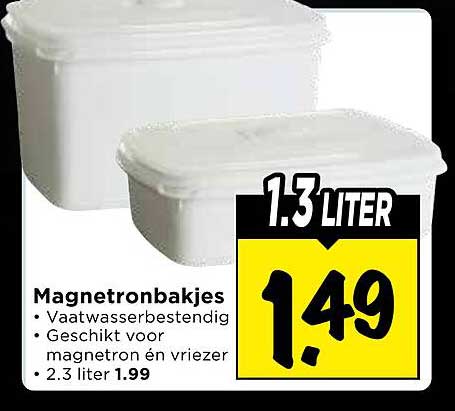Magnetronbakjes