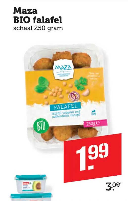 Maza BIO falafel schaal 250 gram
