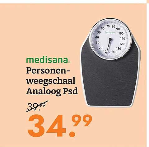 medisana Personen-weegschaal Analoog Psd