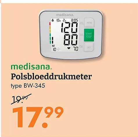 medisana Polsbloeddrukmeter type BW-345