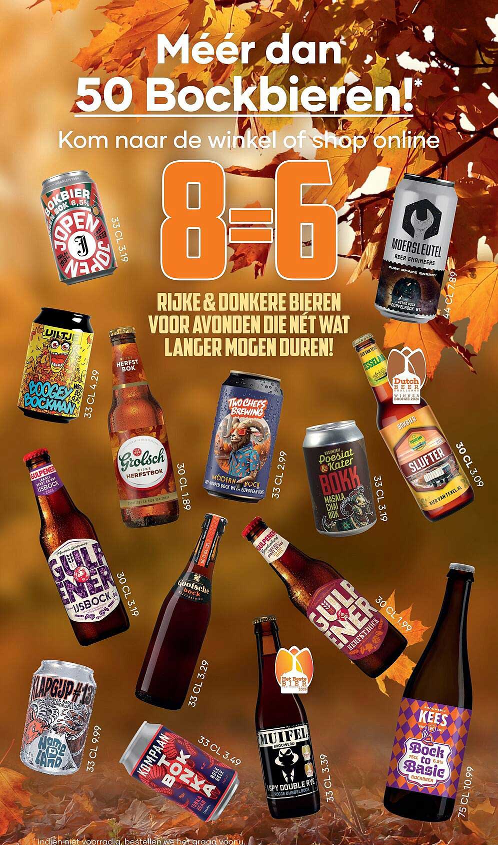 Méér dan 50 Bockbieren!