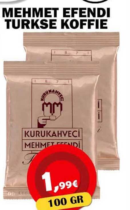 MEHMET EFENDI TURKSE KOFFIE