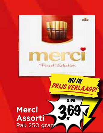 Merci Assorti Pak 250 gram NU IN PRIJS VERLAAGD!