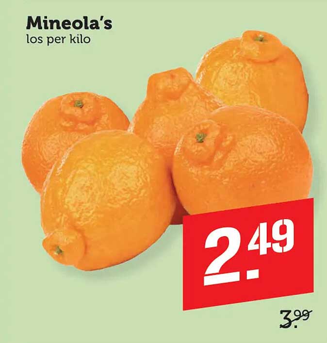 Mineola's los per kilo