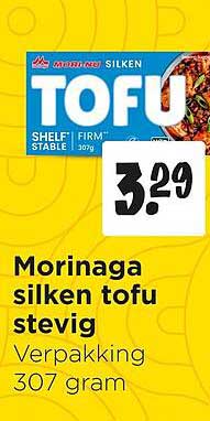 Morinaga silken tofu stevig Verpakking 307 gram