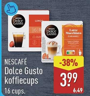 NESCAFÉ Dolce Gusto Koffiecups 16 cups.