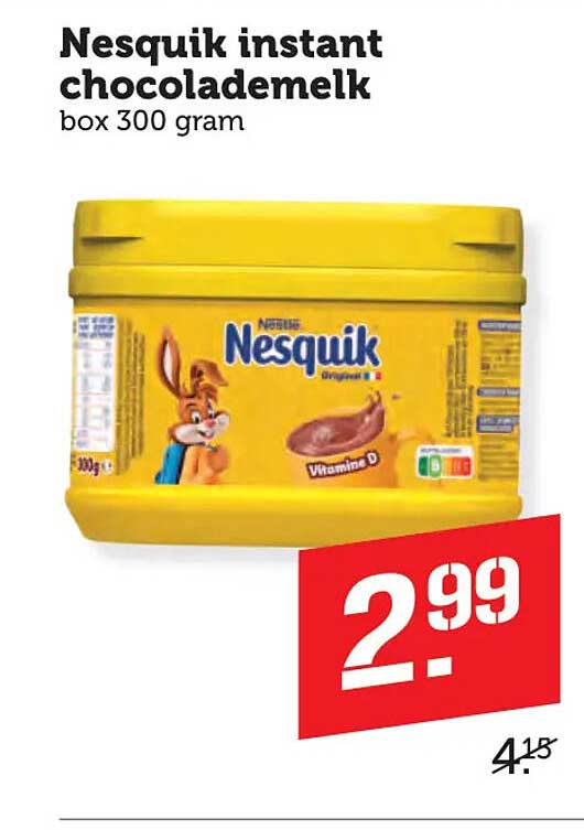 Nesquik instant chocolademelk box 300 gram