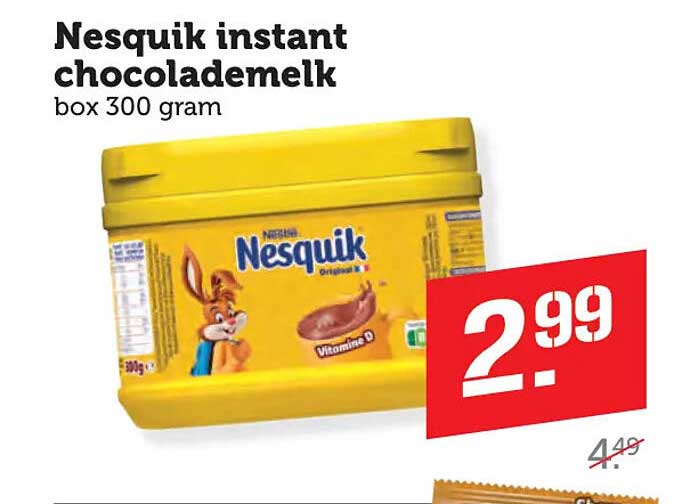 Nesquik instant chocolademelk box 300 gram