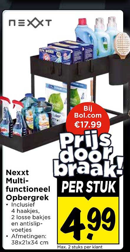 Nexxt Multi-functioneel Opbergrek