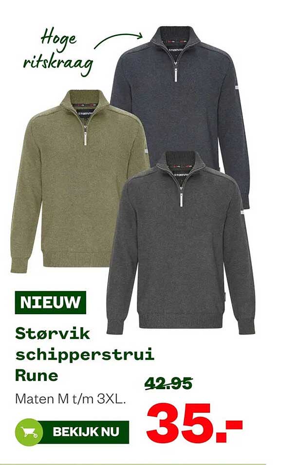 NIEUW Størvik schipperstrui Rune